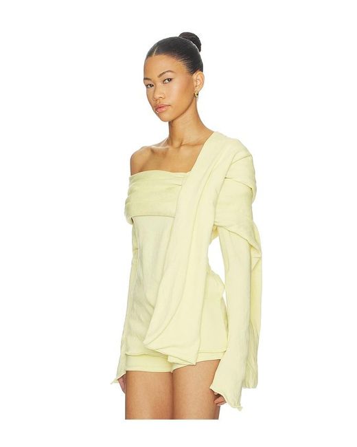 Deme by Gabriella Yellow The Saki Top