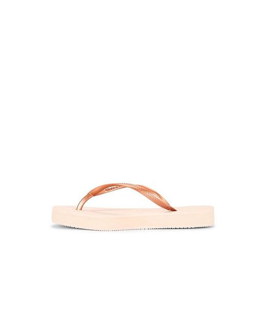 Havaianas Pink Slim Flatform Sandal