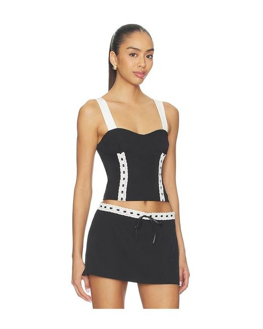 BY.DYLN Black Juliette Top