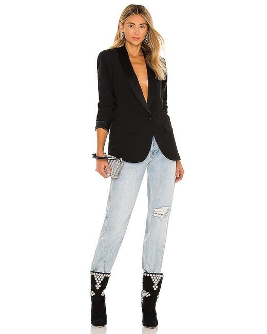 Amanda Uprichard Black Jane Blazer