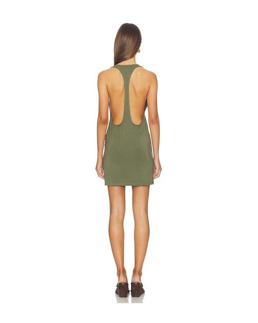 EB DENIM Green Valley Racer Tank Dress