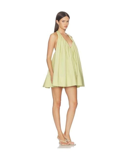 Camila Coelho Yellow Bianca Mini Dress
