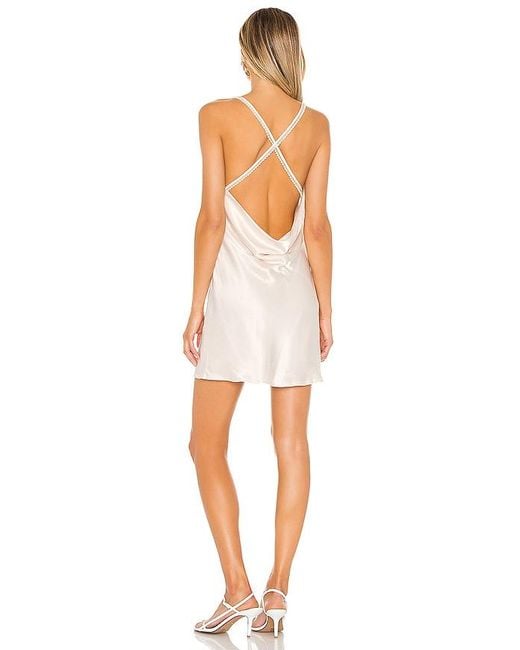 Lovers + Friends White Boa Mini