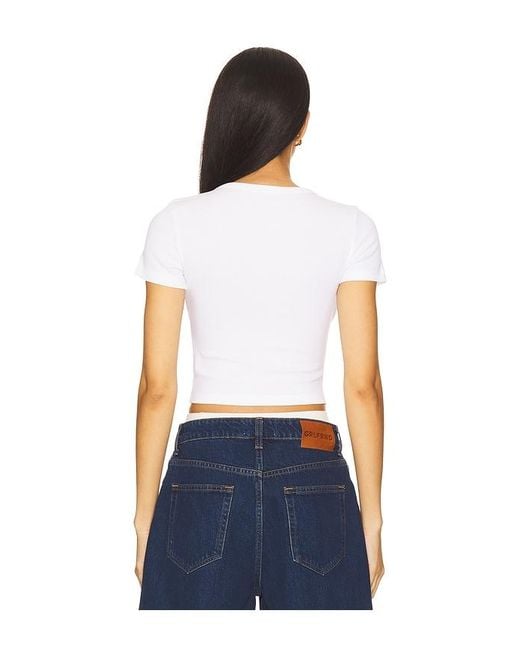 GRLFRND White Baby Tee