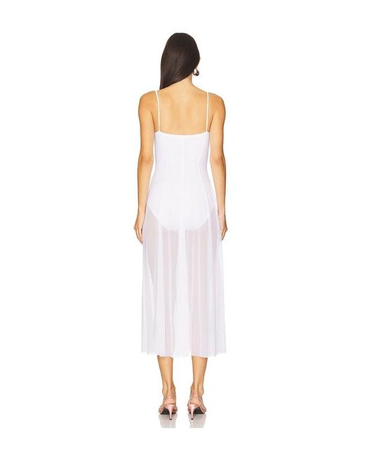 Norma Kamali White Underwire Dress With Bodysuit
