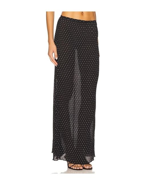 Lioness Black Ford Maxi Skirt