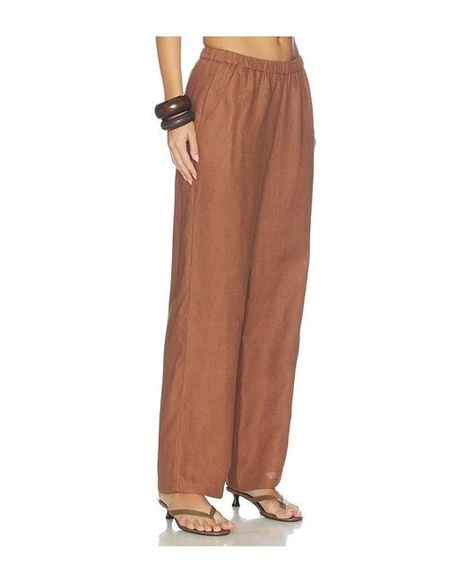 Faithfull The Brand Brown Capriolla Pant