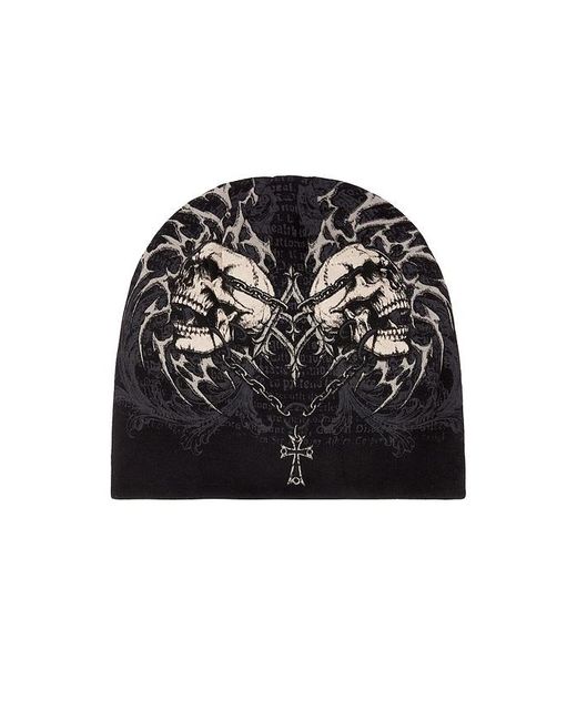 Affliction Black Collapse Beanie for men