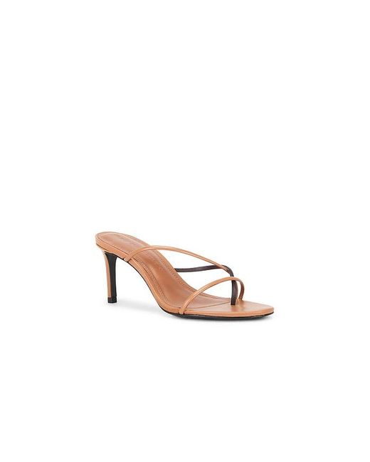 Black Suede Studio White Carla 65 Mule