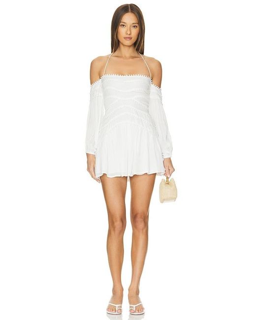 Tularosa White Mandy Mini Dress
