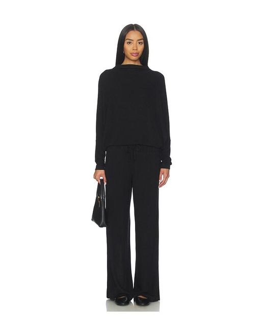 Eberjey Black Cozy Time Pant