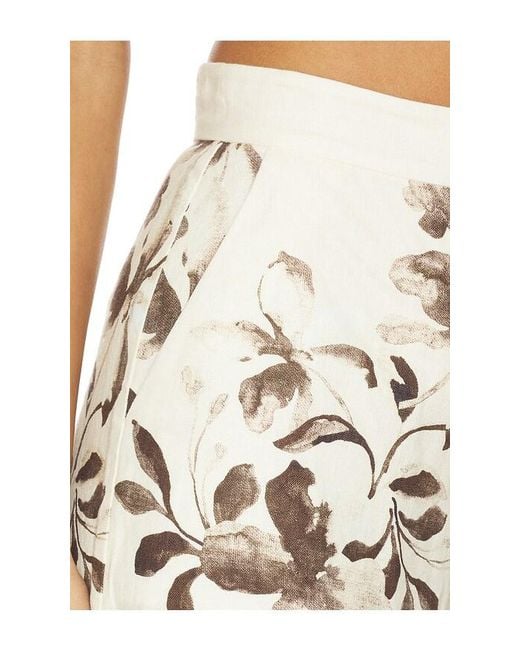 Hevron Natural Capri Pant