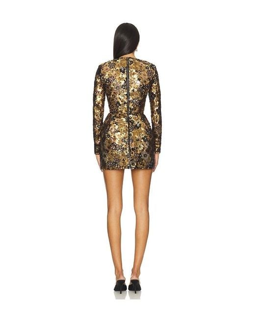 Bronx and Banco Multicolor Isabella Long Sleeve Mini Dress