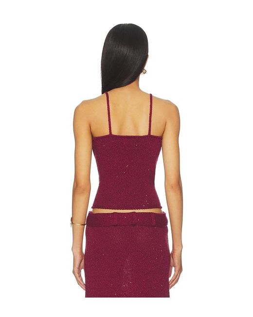 Asta Resort Red Carolina Camisole
