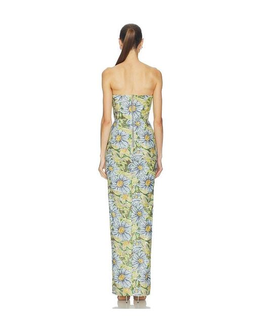 Bronx and Banco White Valentina Pailette Veronica Maxi Dress With Slit