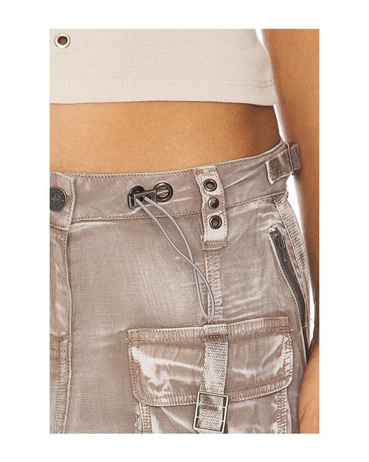 Jaded London Natural Washed Cargo Pant