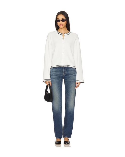 SNDY'S White Daphne Cardigan