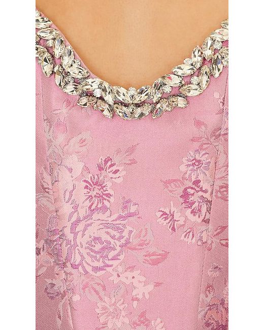 V. Chapman Pink Lucia Corset Midi Dress