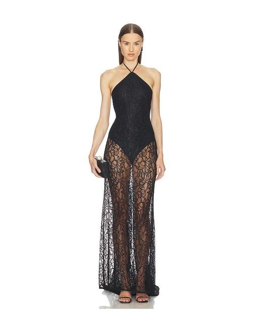 Camila Coelho Black Katerina Gown