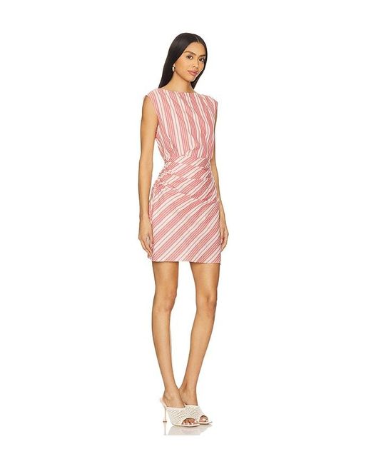 Faithfull The Brand Pink Reign Mini Dress