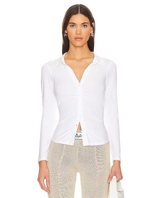 Sanctuary White Dream Girl Button Up