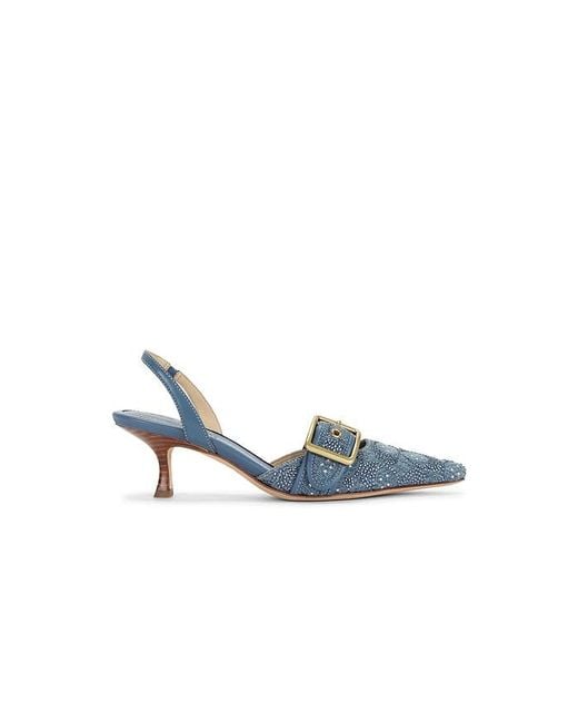 COACH Blue Margot Slingback Pump