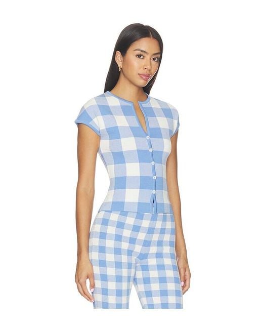 SER.O.YA Blue Sorel Top