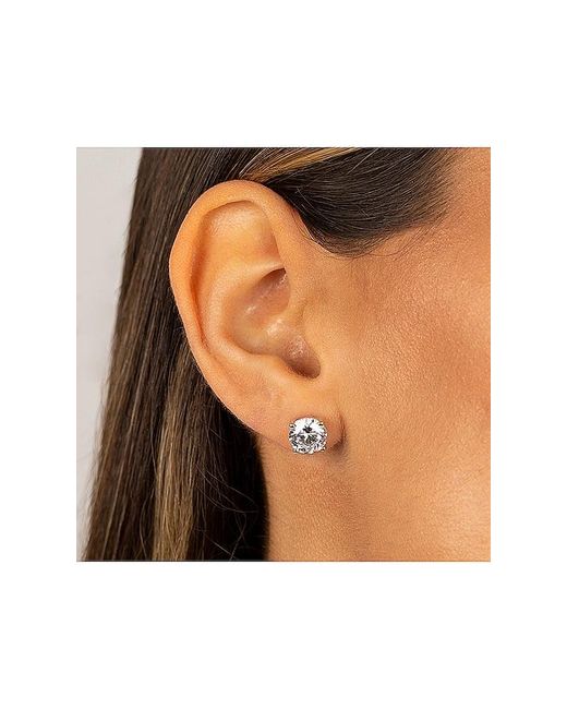 By Adina Eden Metallic Juliette Stud Earring