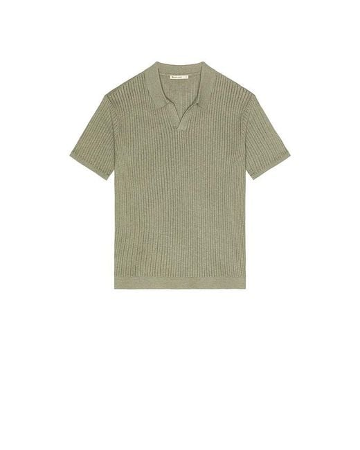 Marine Layer Green Liam Sweater Polo for men