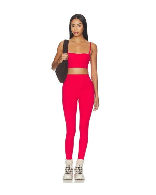 Fleur du Mal Red Laced Up Legging