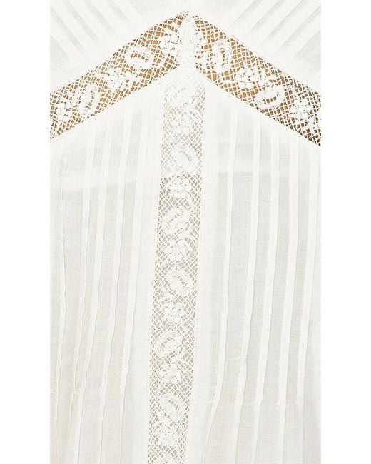 LoveShackFancy White Docila Dress