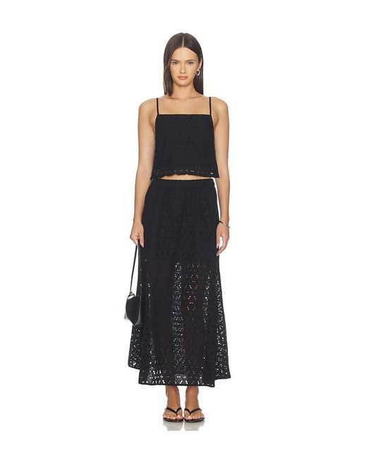 FAVORITE DAUGHTER Black The Pretty Please Cami