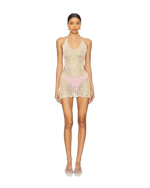 superdown Natural Capucine Mini Dress