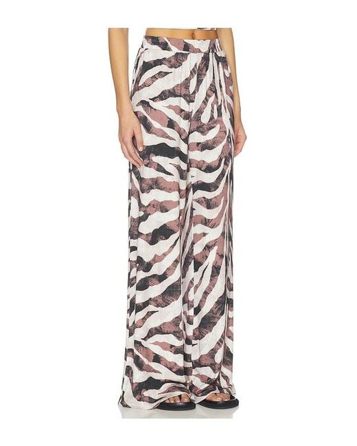 LNA White Rib Base Pant