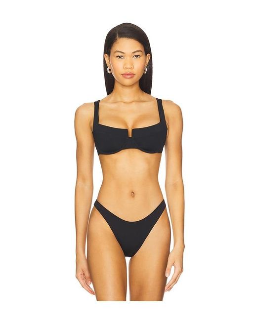 LSPACE Orange Mako Bikini Top