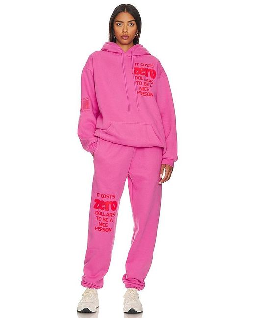 The Mayfair Group Pink It Costs $0 Hoodie