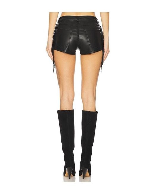 superdown Black Karina Fringe Short