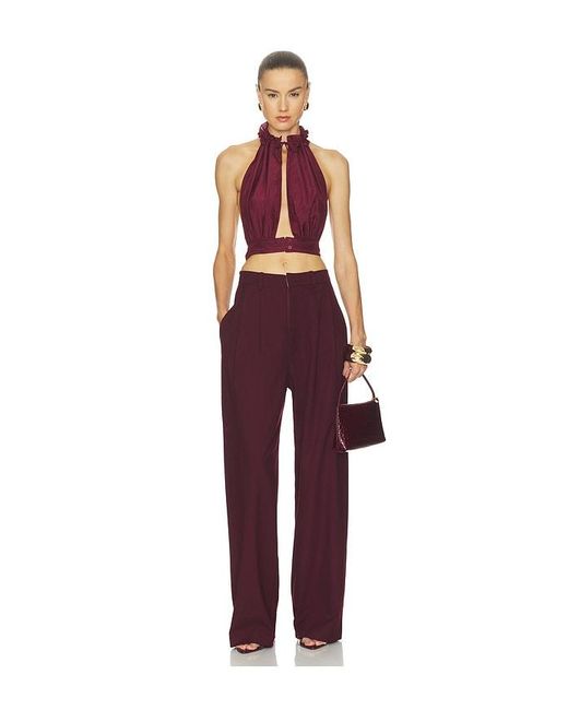 FRANÃOISE Red Medea Blouse