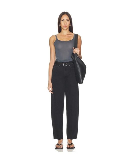 Agolde Black 80S High Rise Vintage Taper Jean