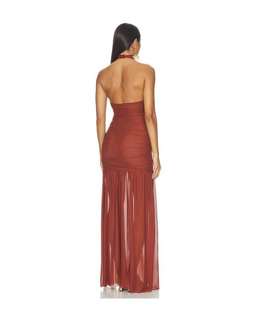 SER.O.YA Red Selina Mesh Dress