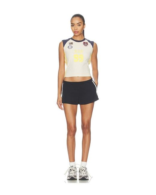 SNDY'S Blue Rowan Contrast Short