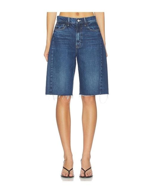 Mother Blue The Half-Pipe Bermuda Fray Short