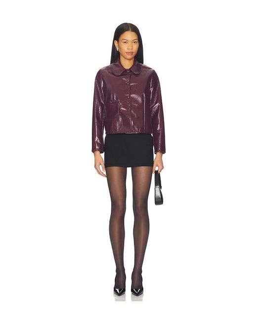 Ba&sh Purple Meelos Jacket