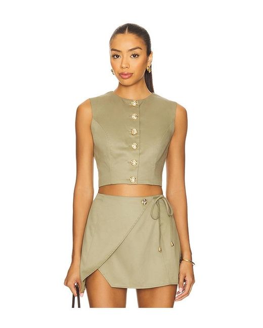 SNDY'S Green X Revolve Emilie Top