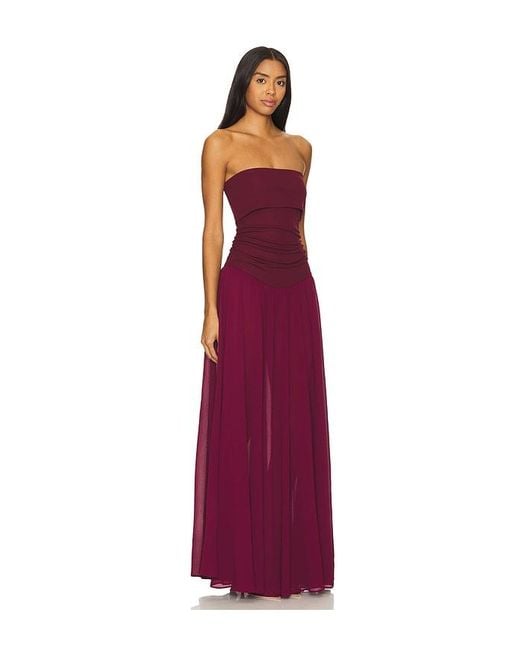 Camila Coelho Red Minji Maxi Dress