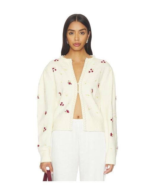 MAJORELLE Natural Talia Cardigan