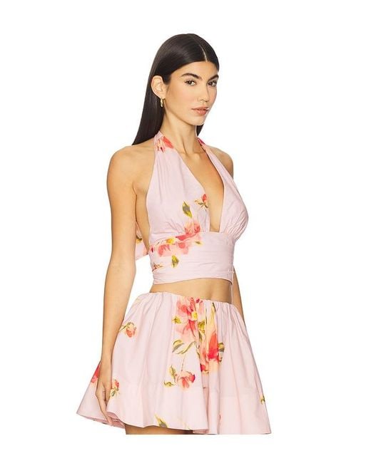 Lovers + Friends Pink Petal Top