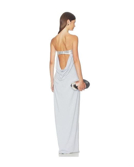 Nbd White Astha Maxi Dress