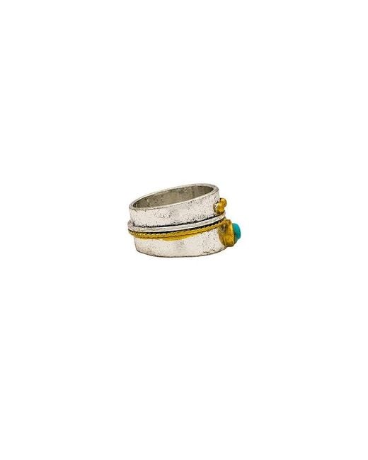 petit moments White RING WILDER