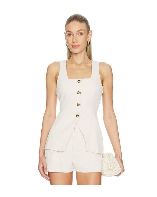 SNDY'S White Remmi Vest